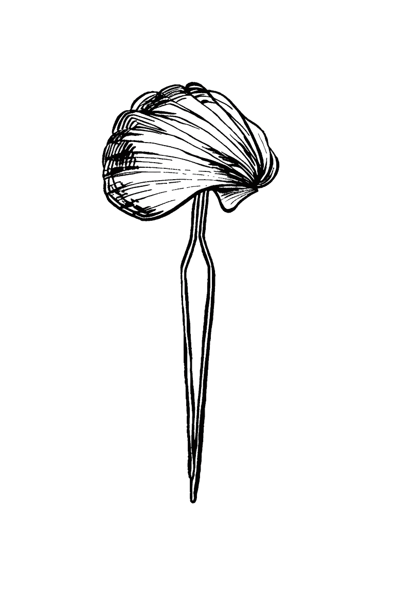 Sea Shell Hairpin