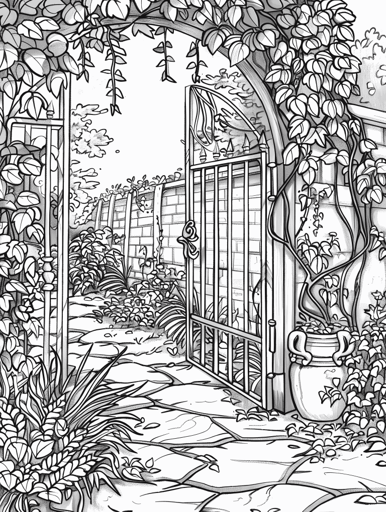 Vine Covered Gate