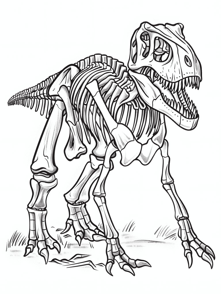 Skeletal Reconstruction Of A Tyrannosaurus Rex