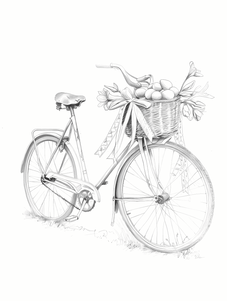 Easter Inspired Bicycle