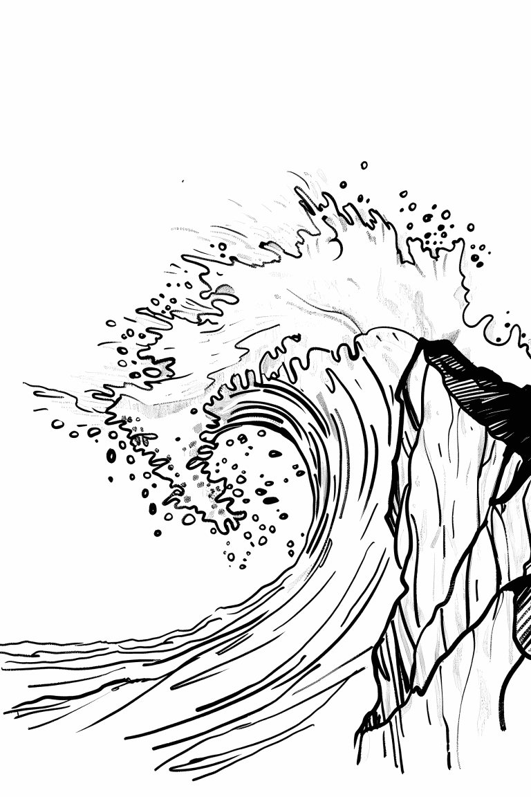 Waves Crashing
