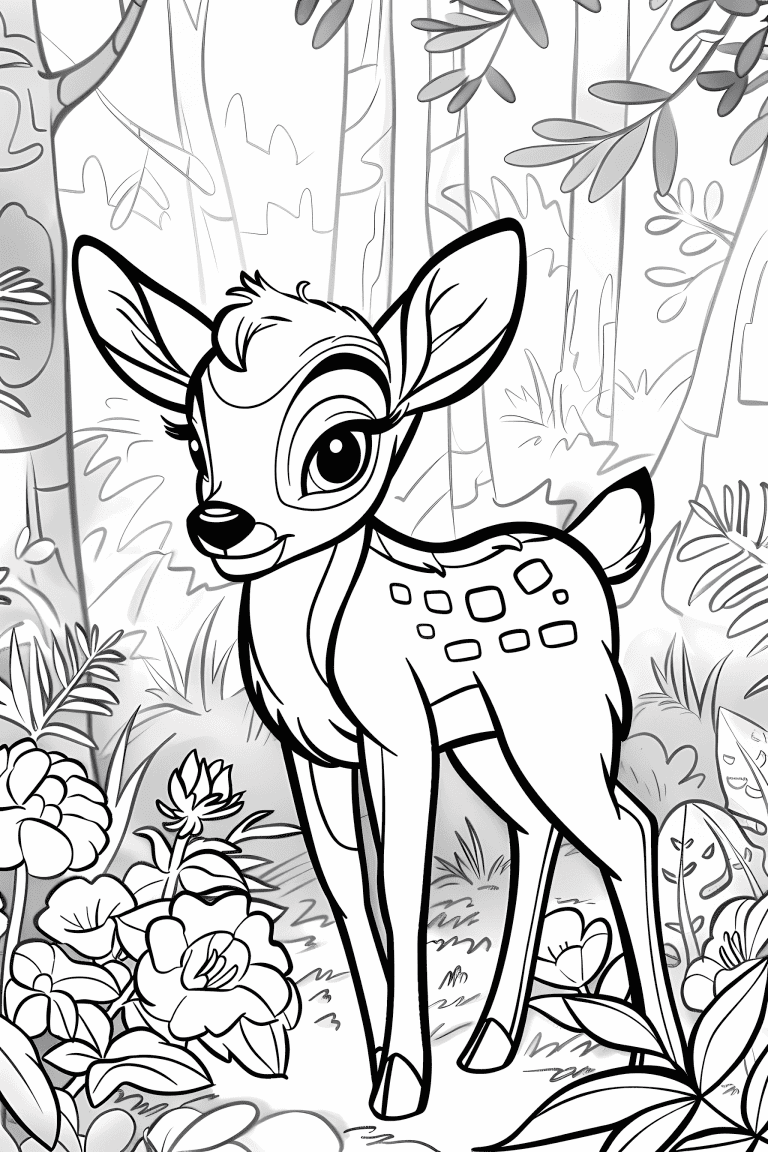 Bambi In A Forest