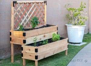 25 DIY Wooden Planters For Your Garden - Brighter Craft