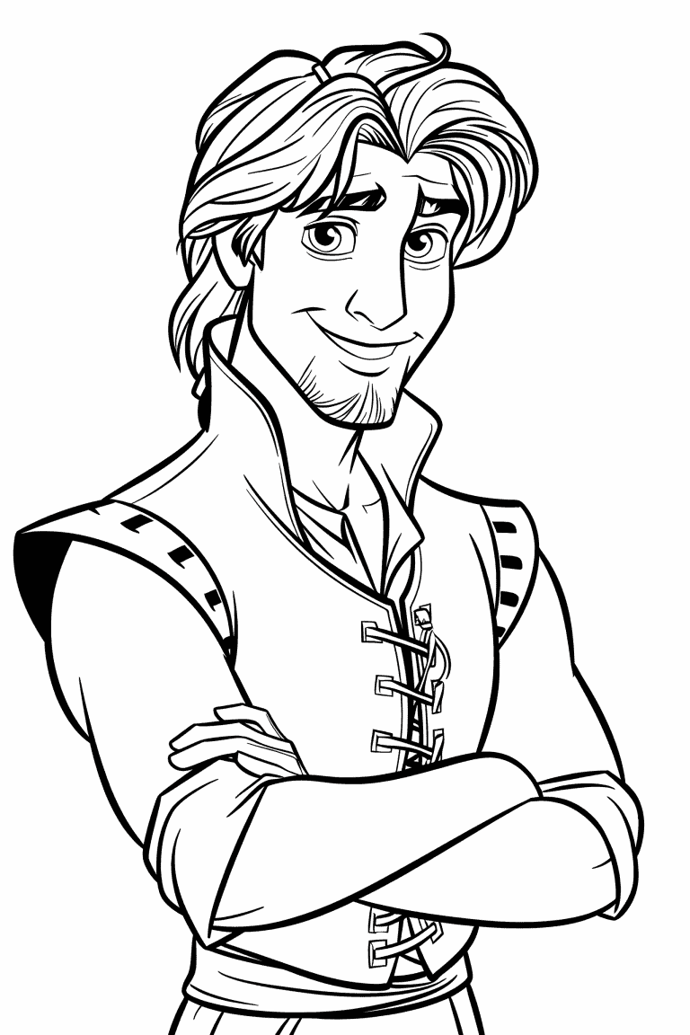 Flynn Rider Smirking