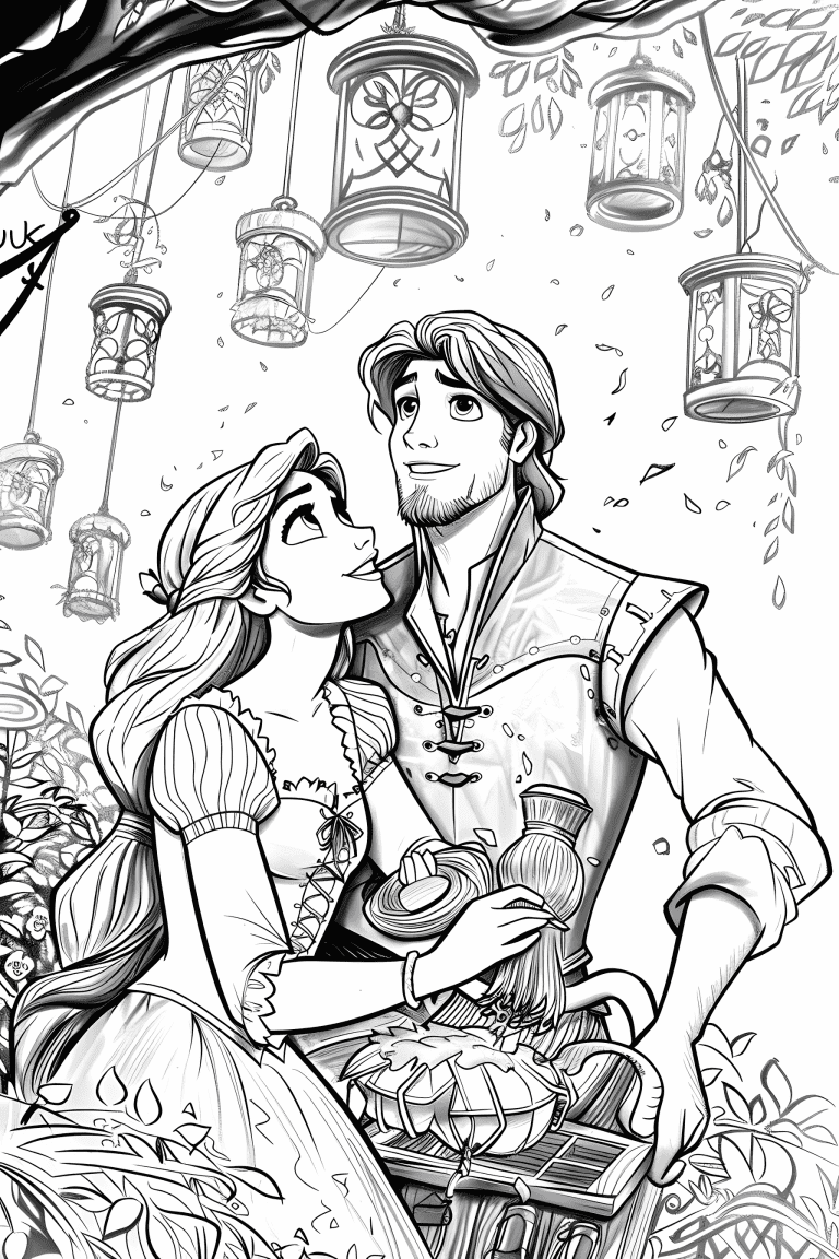 Rapunzel With Flynn