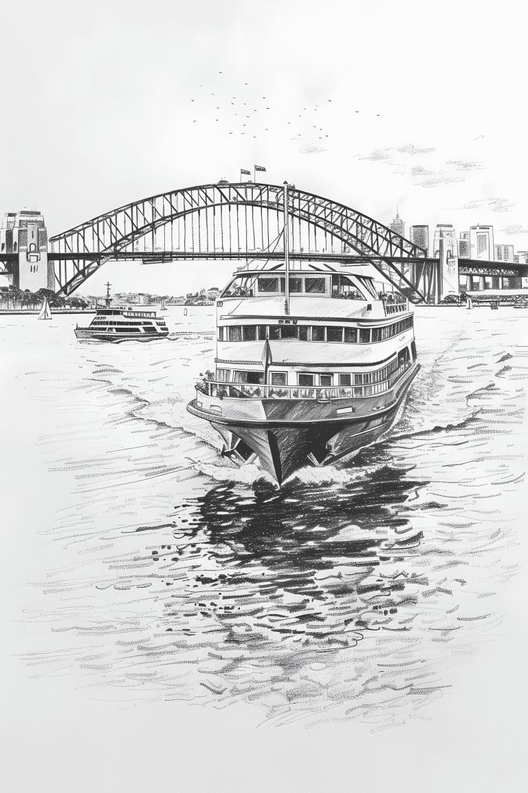 Harbor Bridge In Sydney