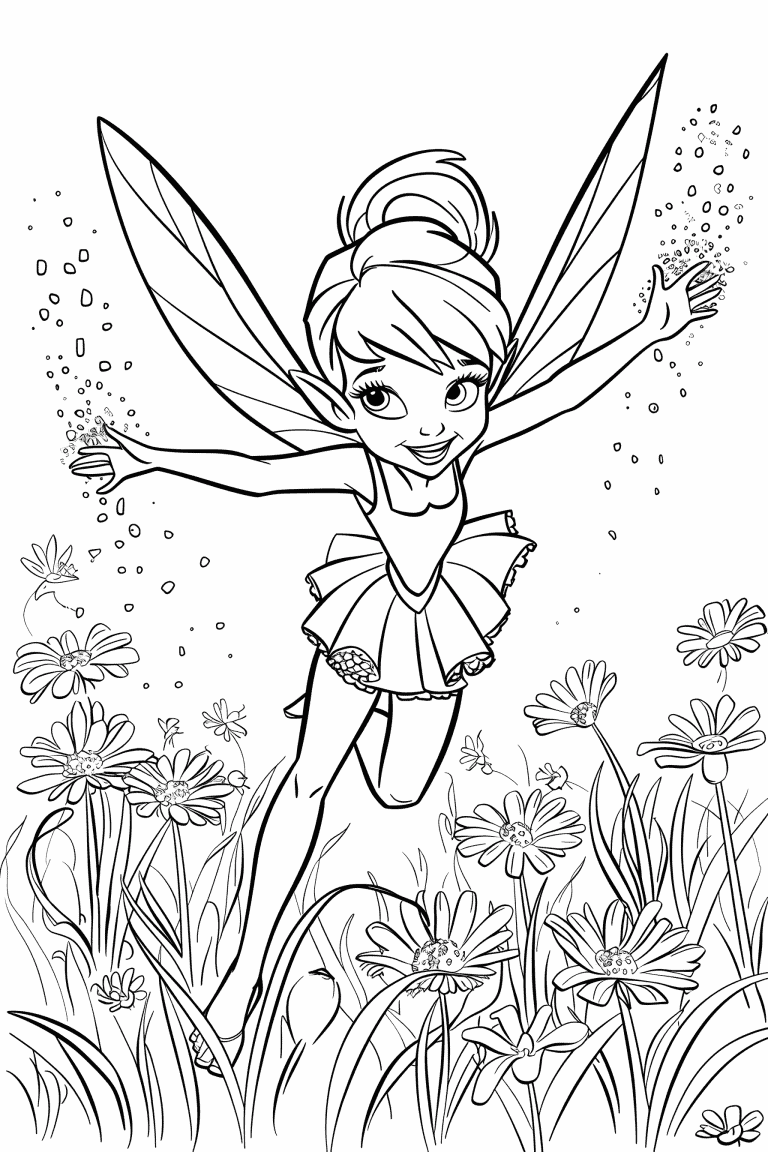 Tinkerbell Spreading Pixie Dust