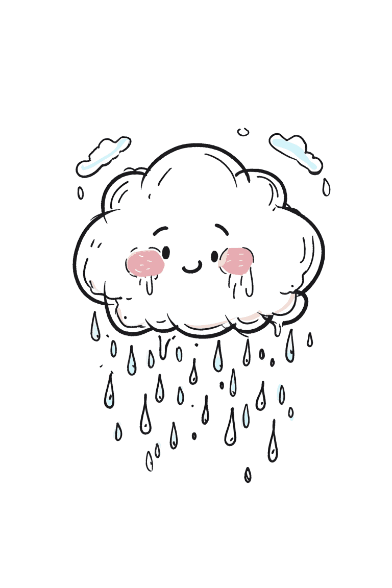 Blushing Rain Cloud