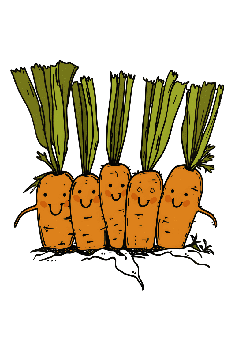 Group Of Carrots