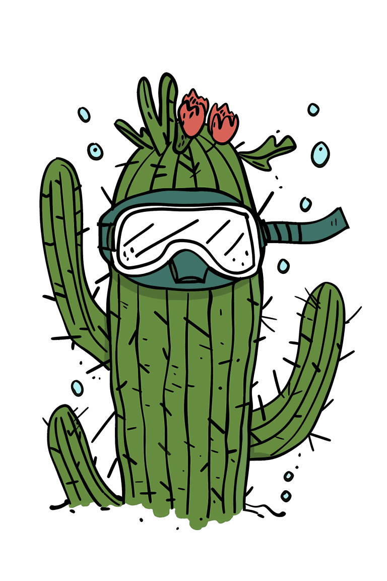 Snorkeling Cactus