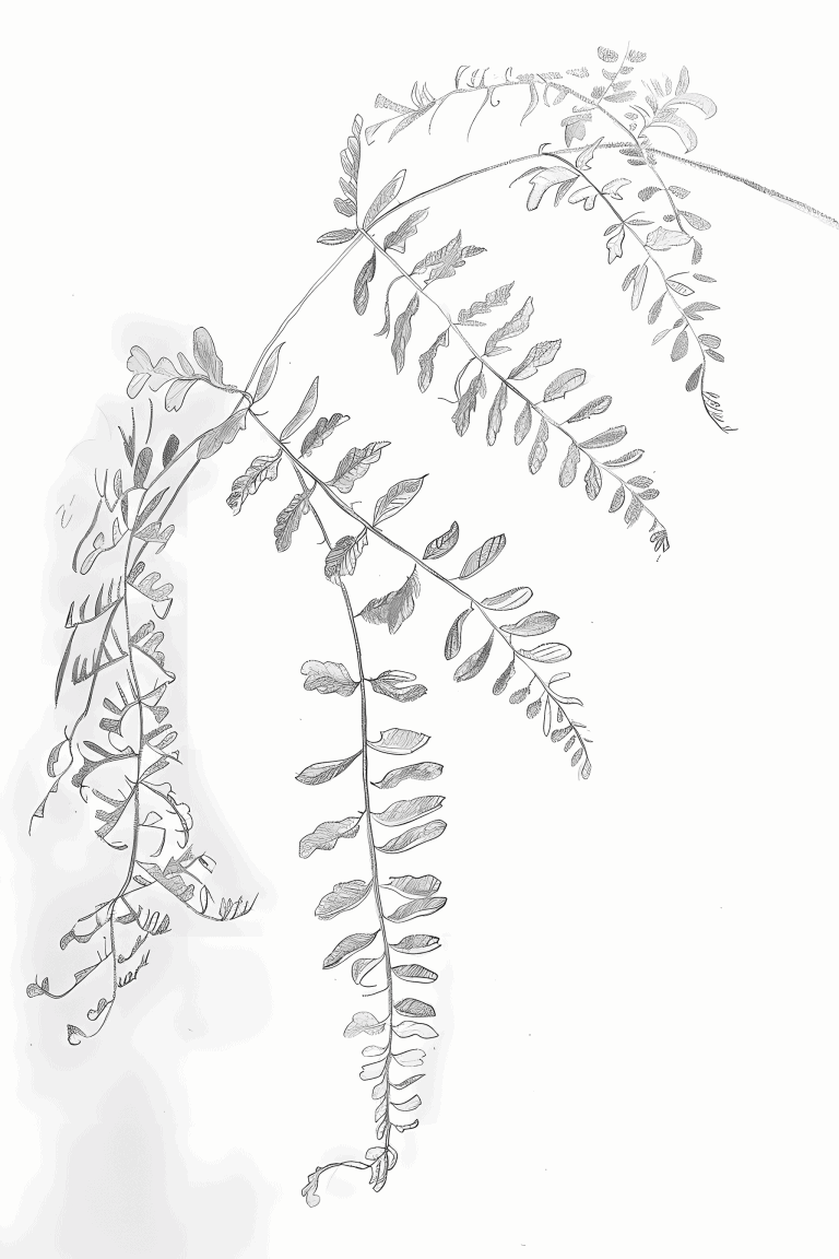 Maidenhair Fern Leaf