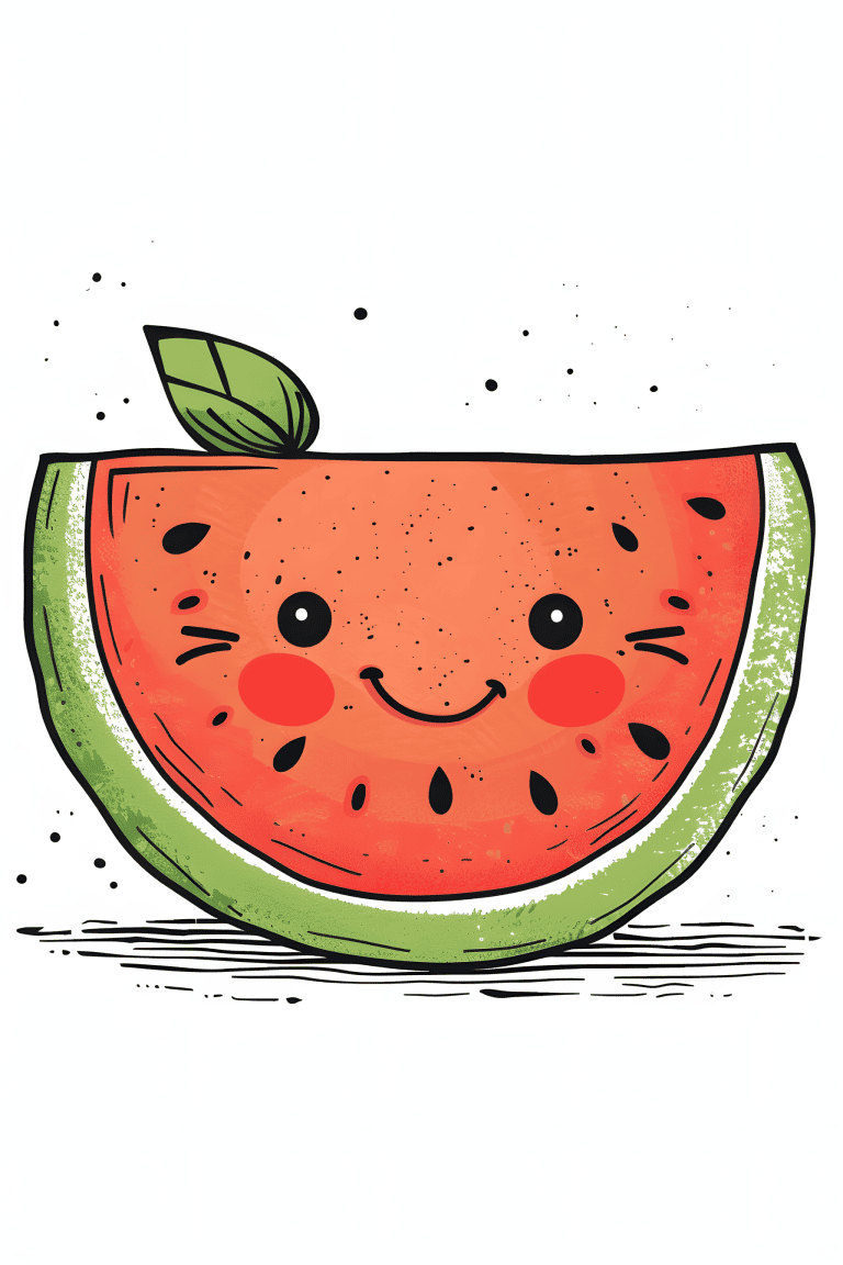 Grinning Watermelon Slice