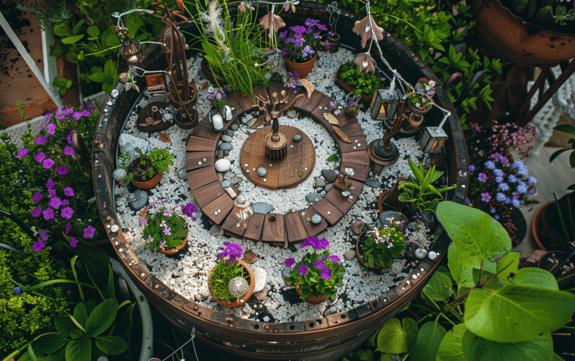 milkychoco04_A_fairy_garden_in_an_old_wine_barrel_with_small_pe_66f150ba-2c01-49dd-bb34-e0250f97927d