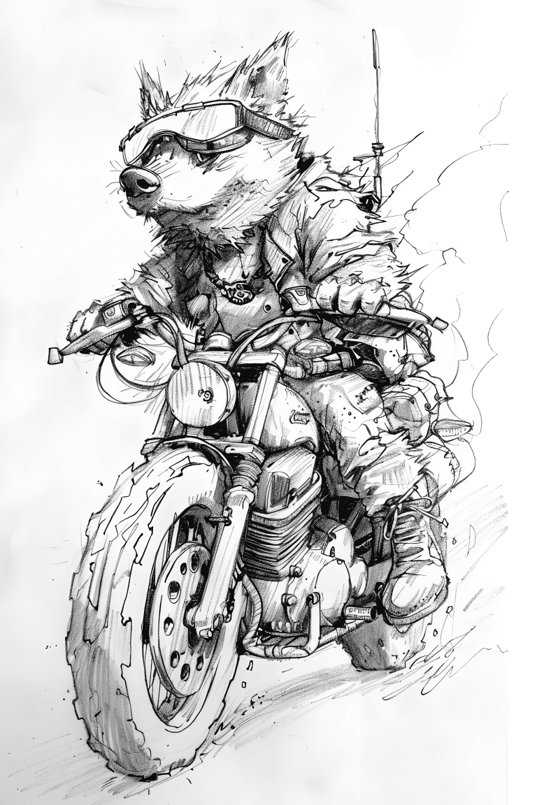 Wolf Biker