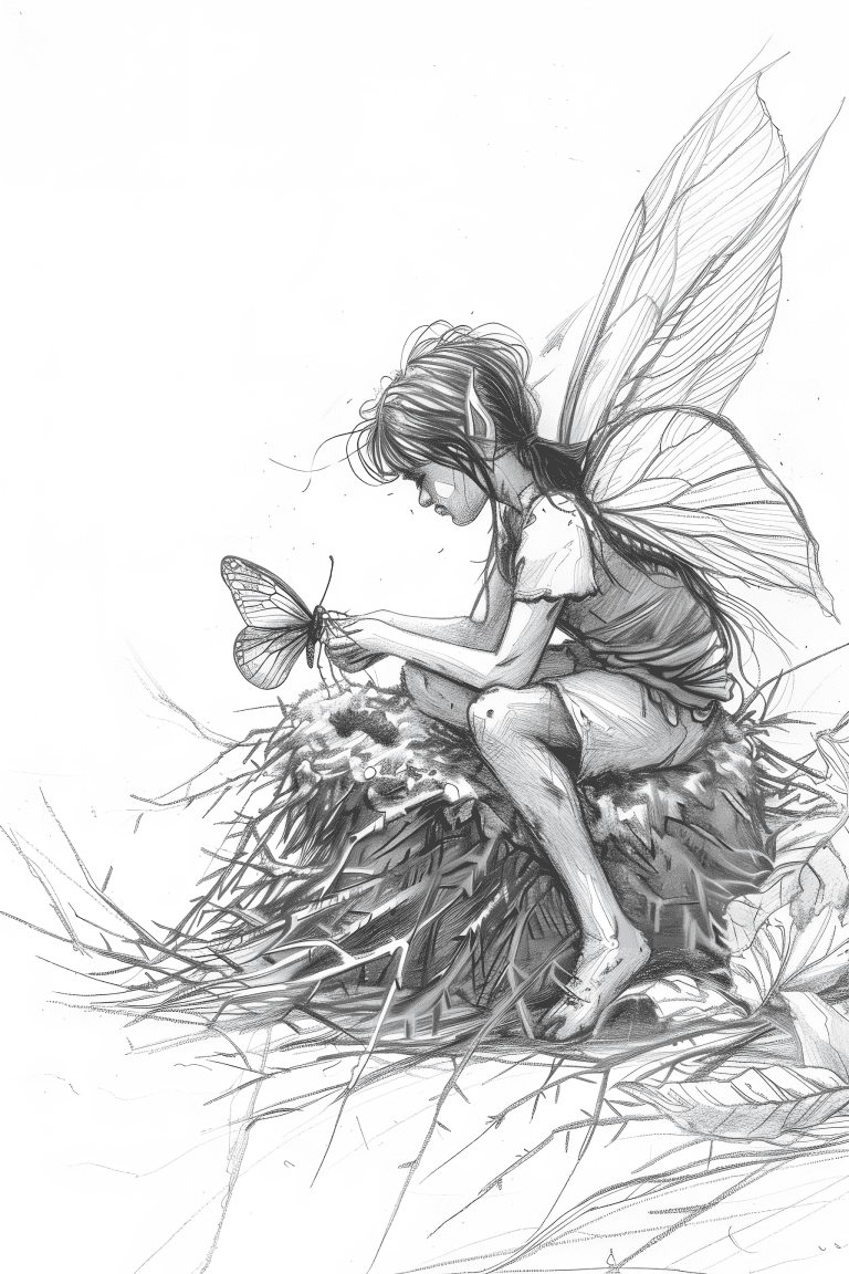 Fairy With A Butterfly
