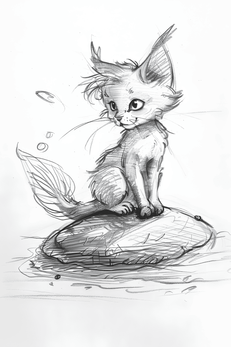 Mermaid Tail Cat