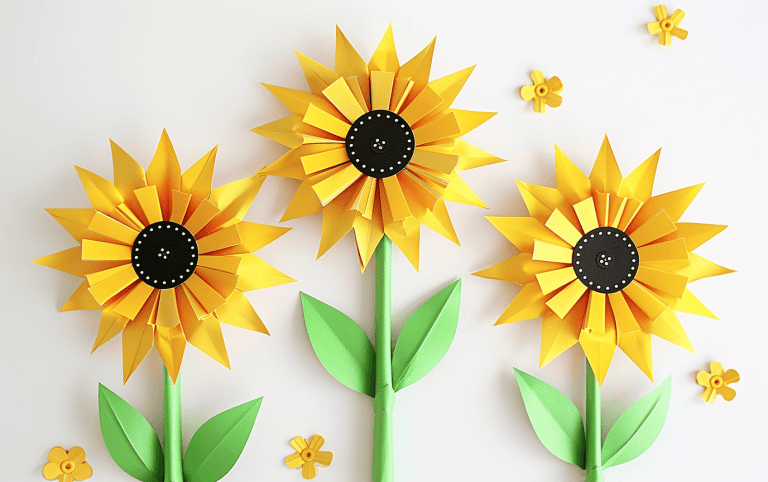 25 Easy & Simple DIY Sunflower Crafts - Brighter Craft