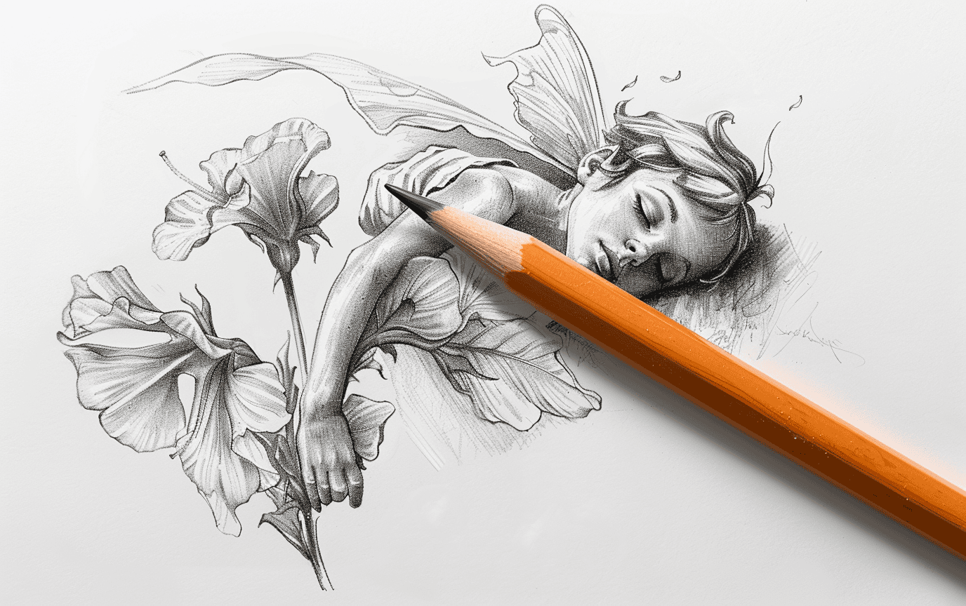 25 Charming Fairy Drawing Ideas