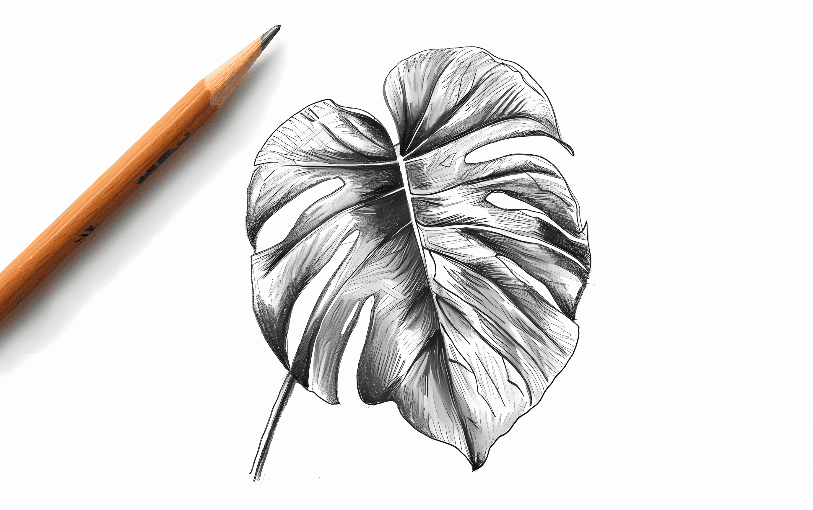30 Botanical Leaf Drawing Ideas