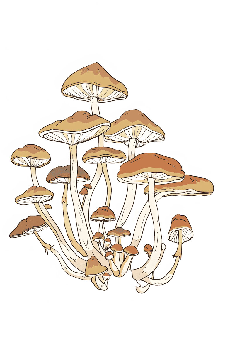 Sprouting Mushrooms