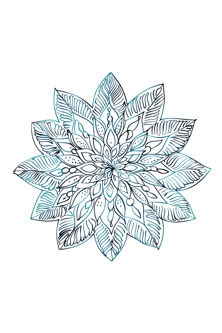 Plant Themed Mandala