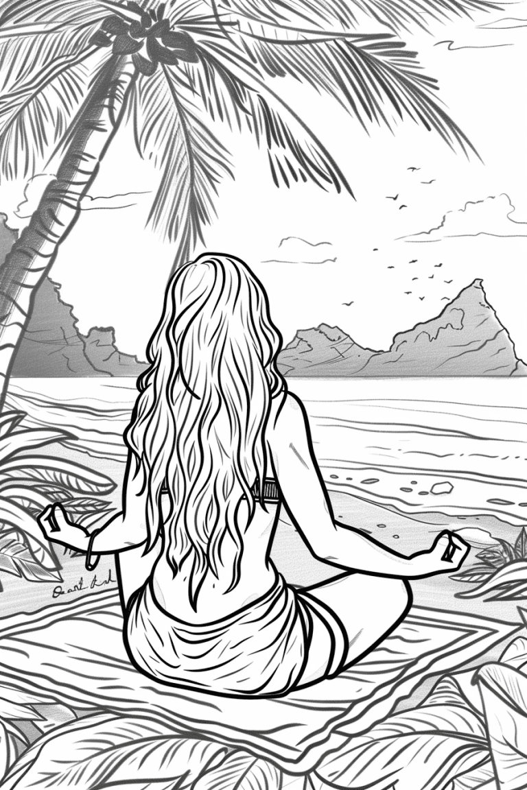 Hippie Meditating