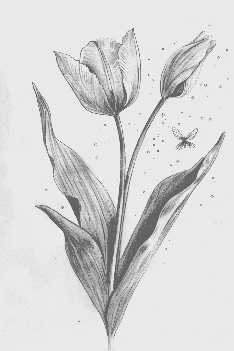 Tulip At Dusk