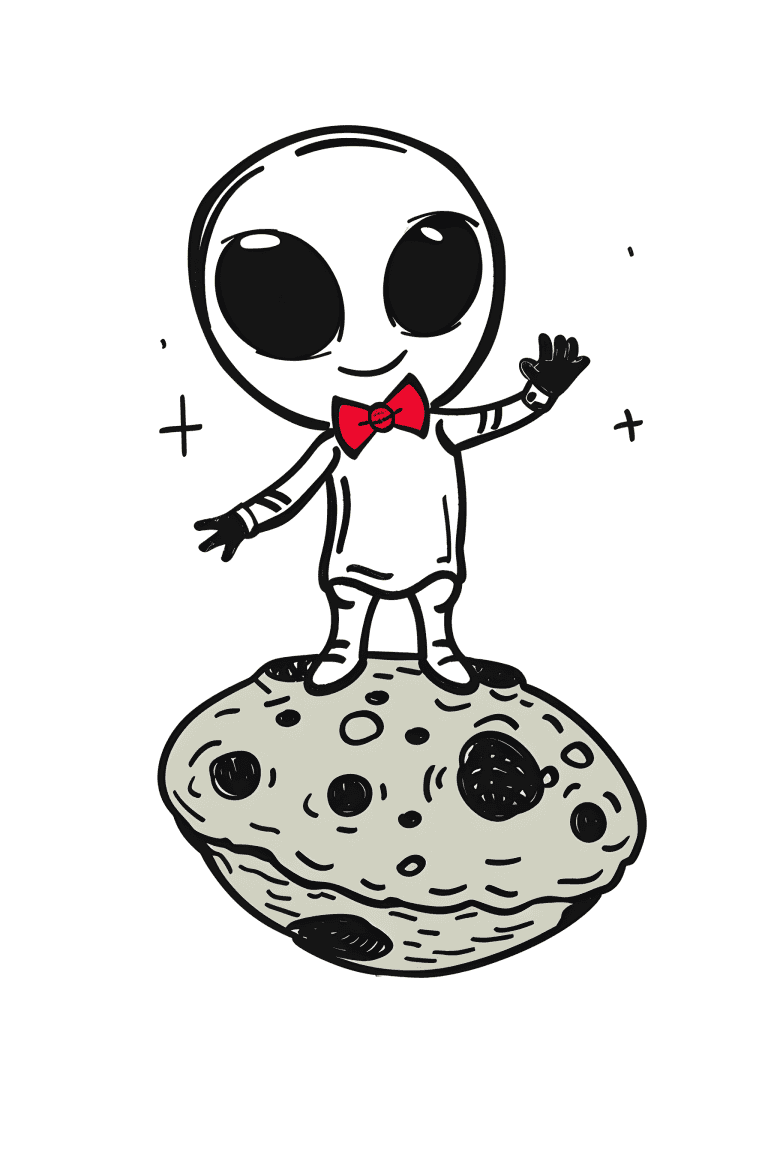 Alien With A Bow Tie