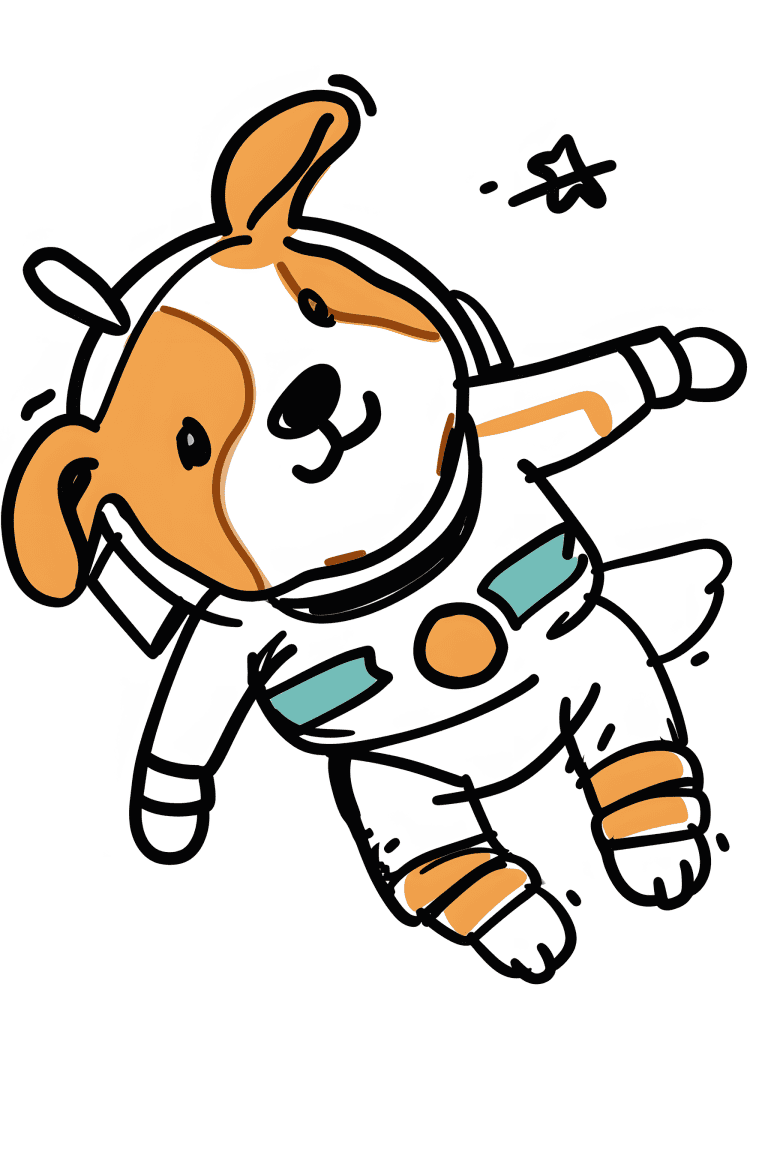 Astronaut Dog