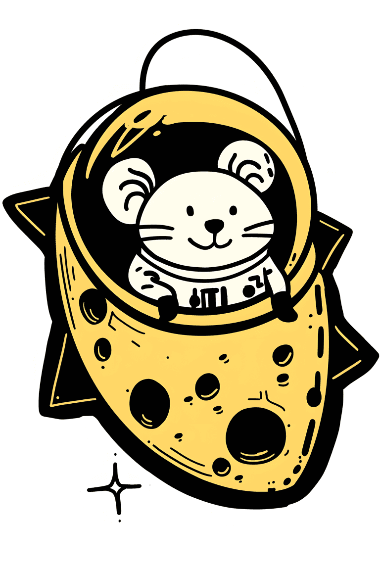 Mouse Inside A Space Pod