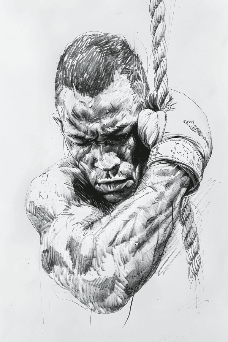 Exhausted Boxer