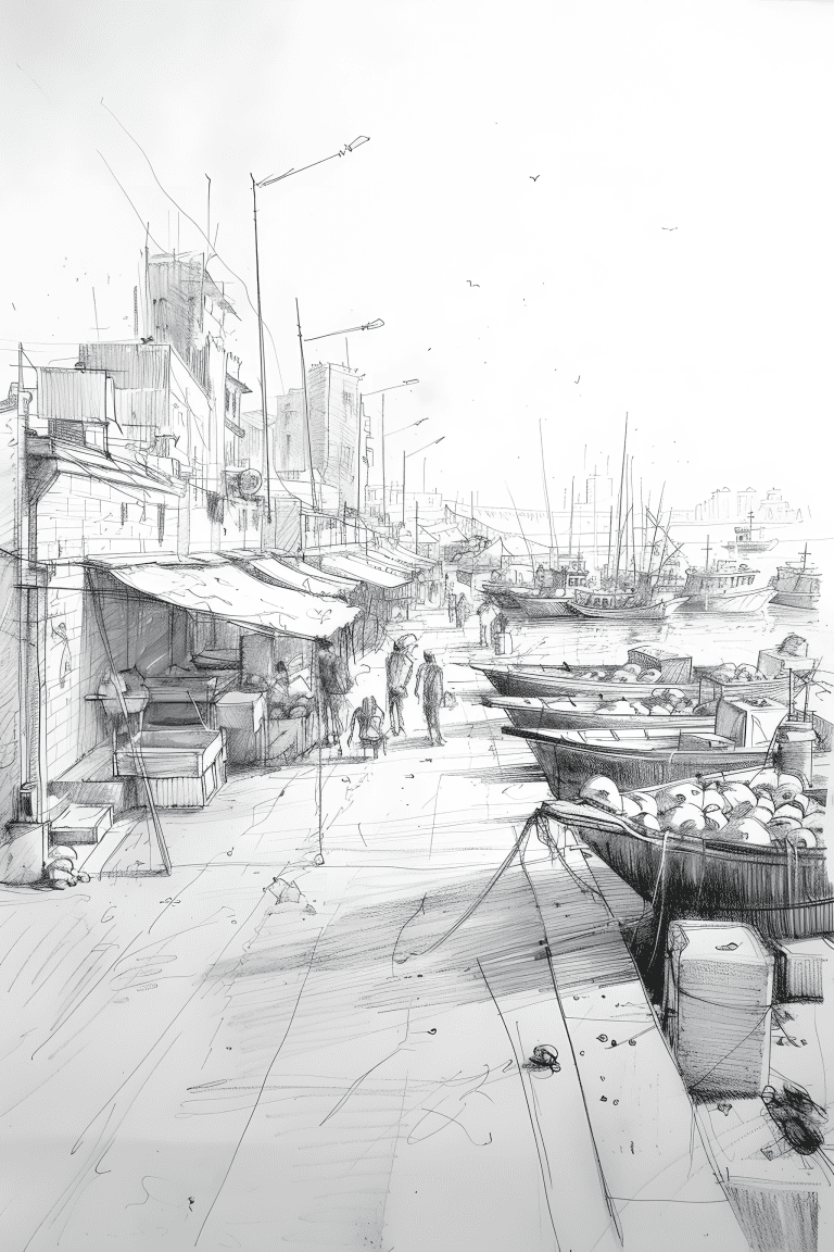 Fish Market By The Docks