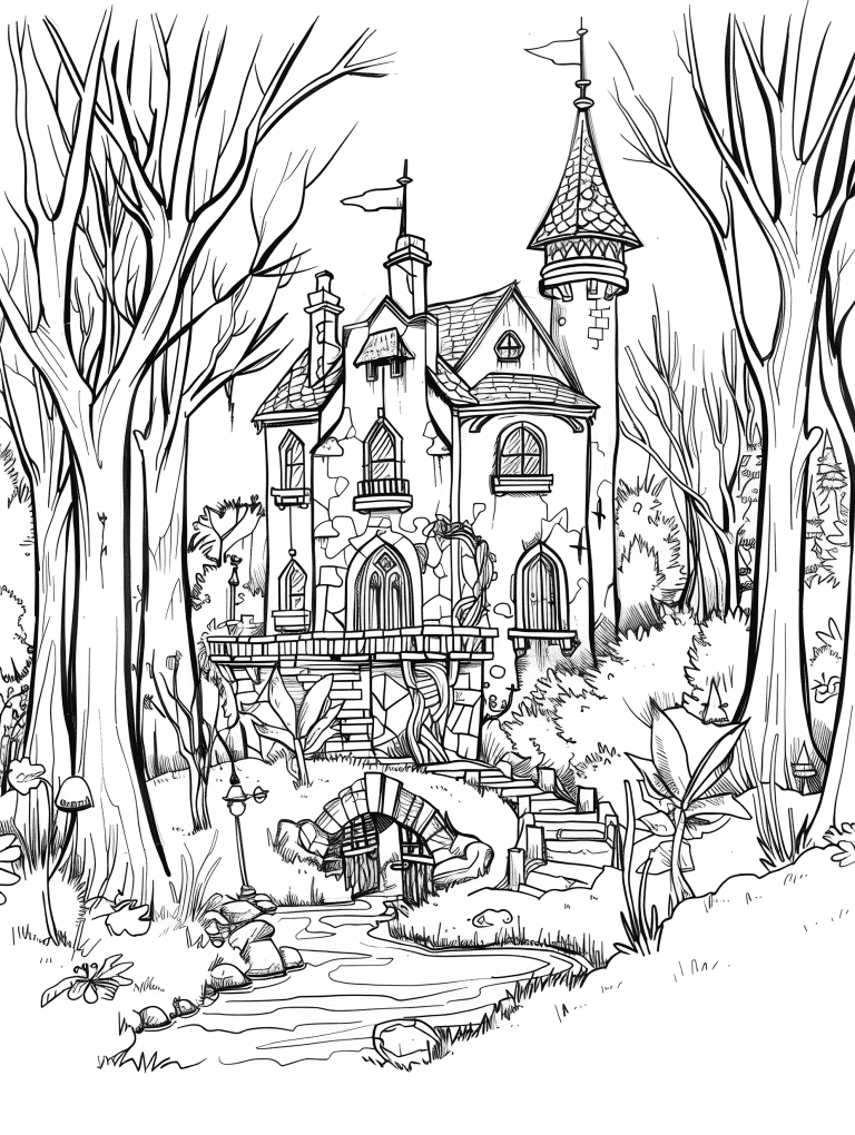 Castle In A Forest