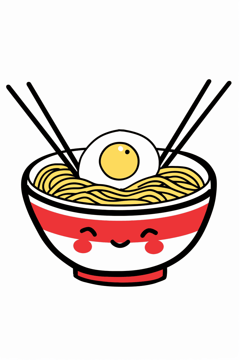 Cheerful Bowl Of Ramen