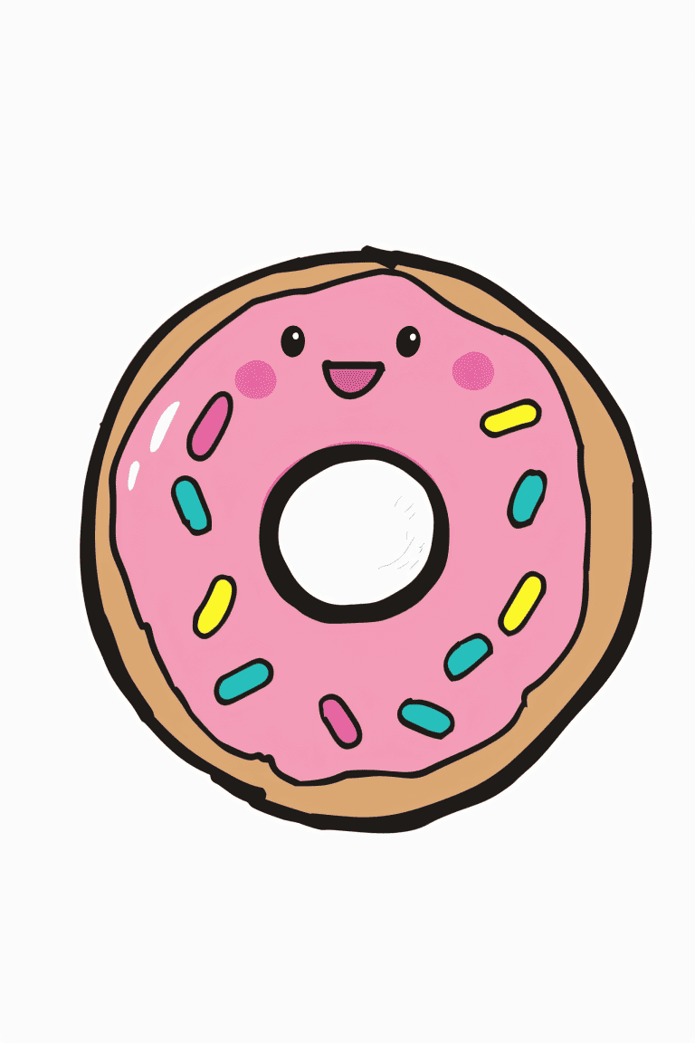 Cheerful Donut