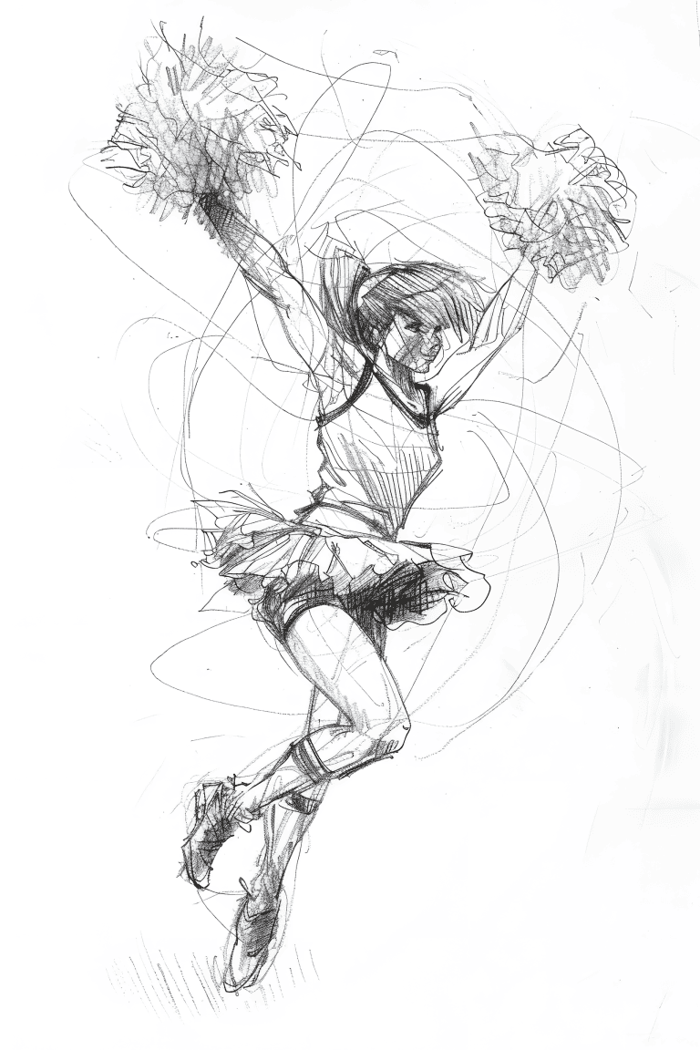 Cheerleader Performing