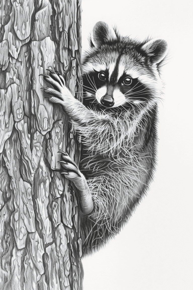 Curious Raccoon