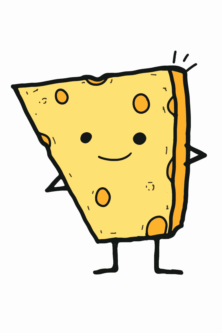 Confident Cheese Slice