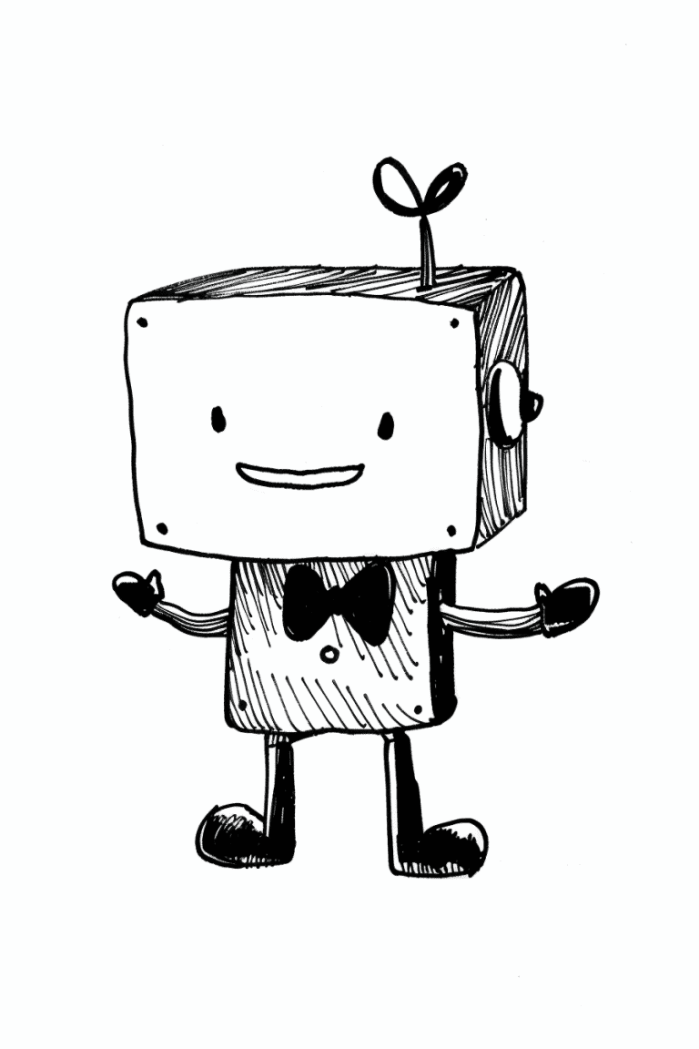 Robot Wearing A Tie
