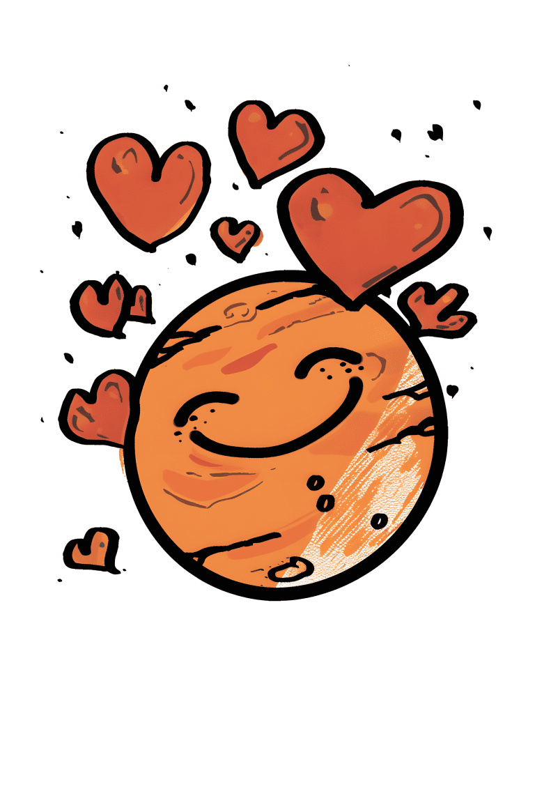 Smiling Planet Mars