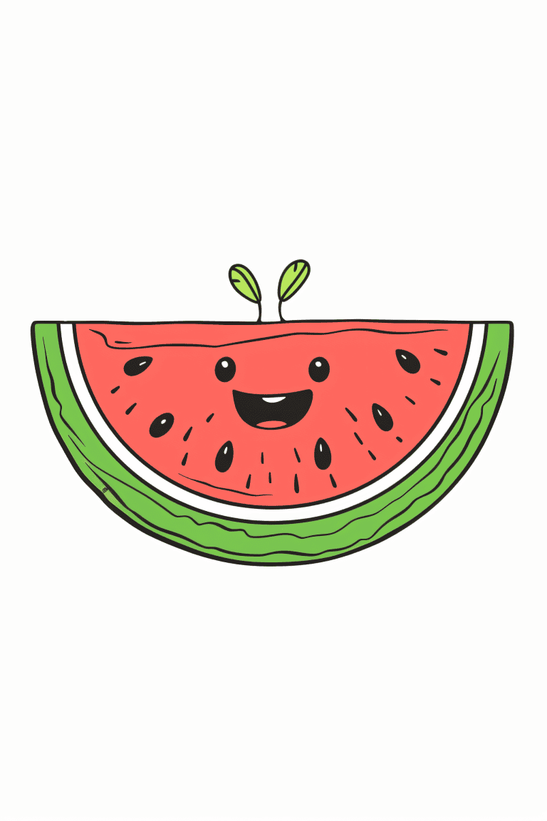 Happy Watermelon Slice