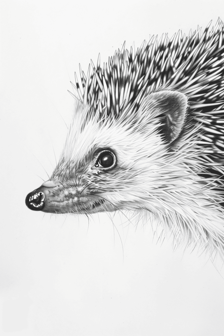 Close Up Hedgehog