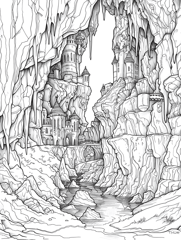 Hidden Castle In A Cave