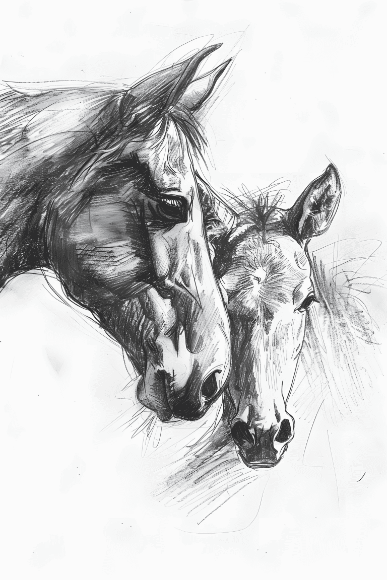 Horse And Foal