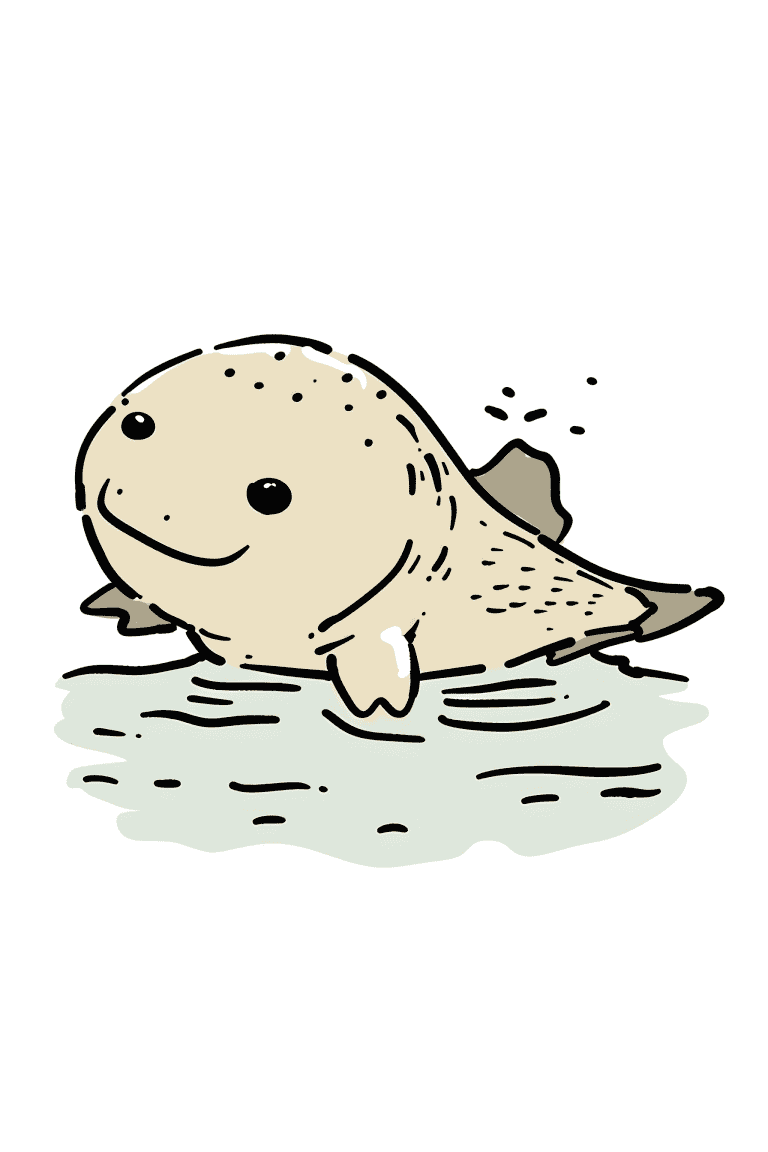 Ichthyosaurus In A Muddy Pond