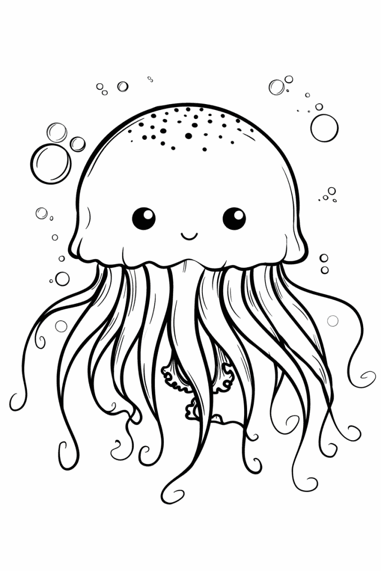 Jellyfish With Bubbles