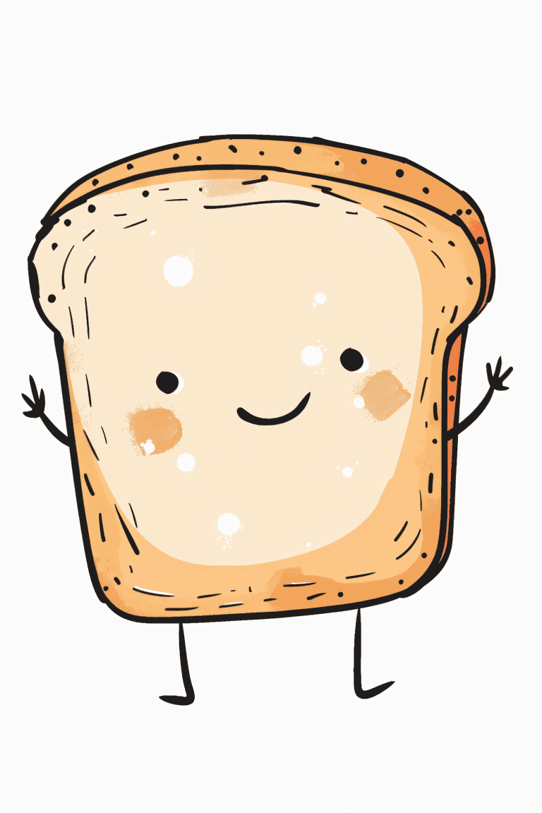 Cute Slice Of Bread