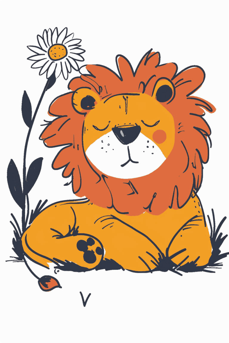 Lounging Lion