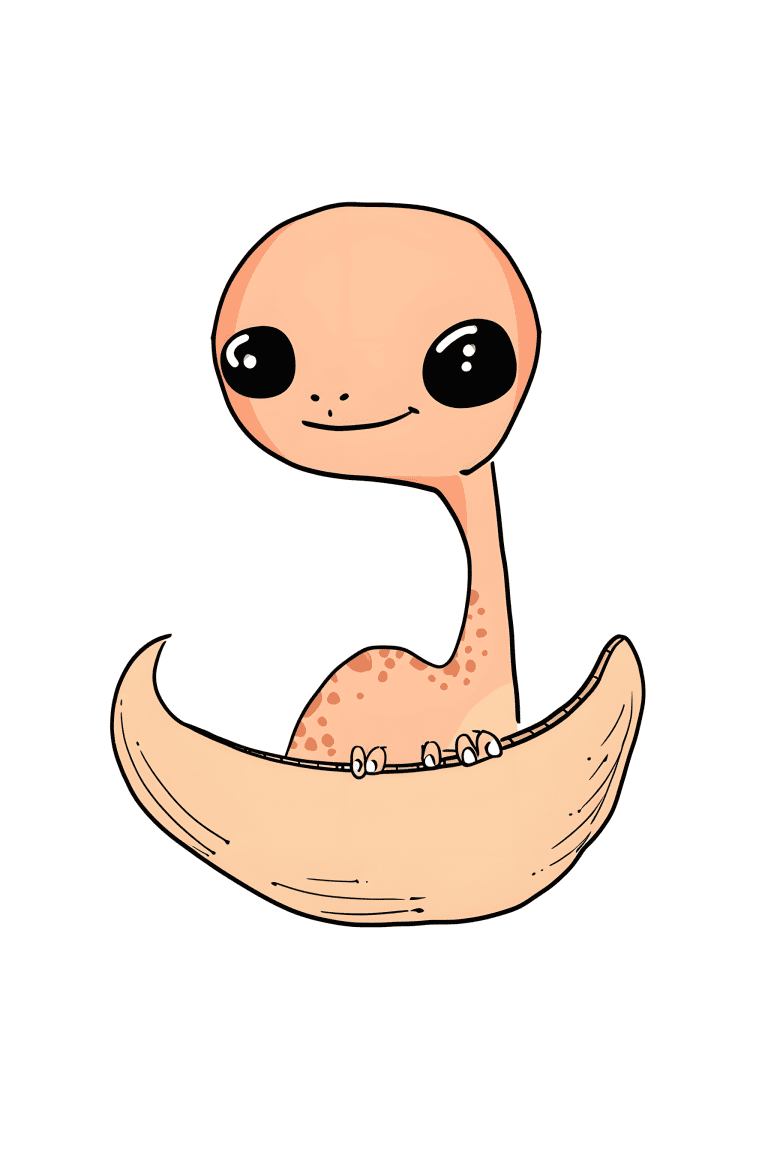Mamenchisaurus In A Boat