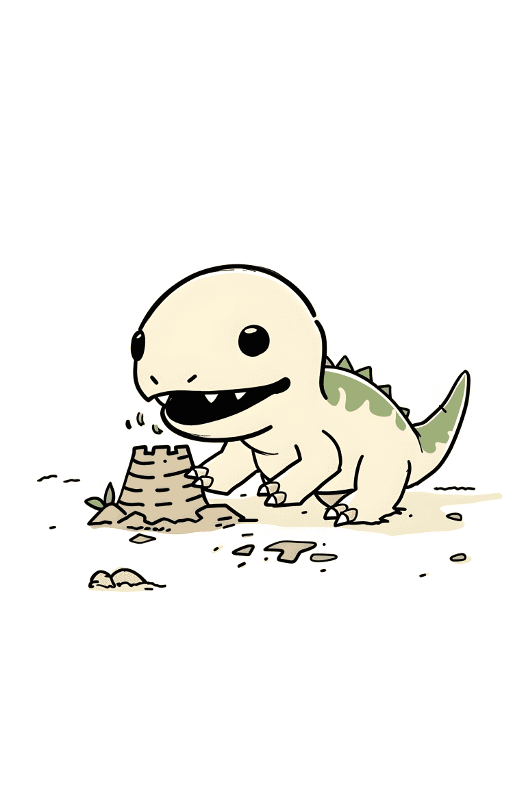 Megalosaurus Building A Castle